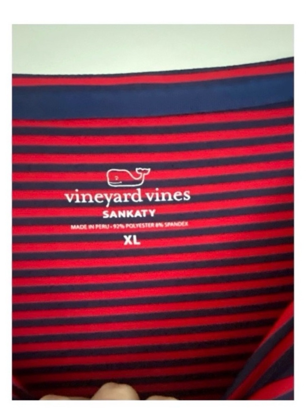 VINEYARD VINES Red Striped Nautical Dress - Picture 5 of 5